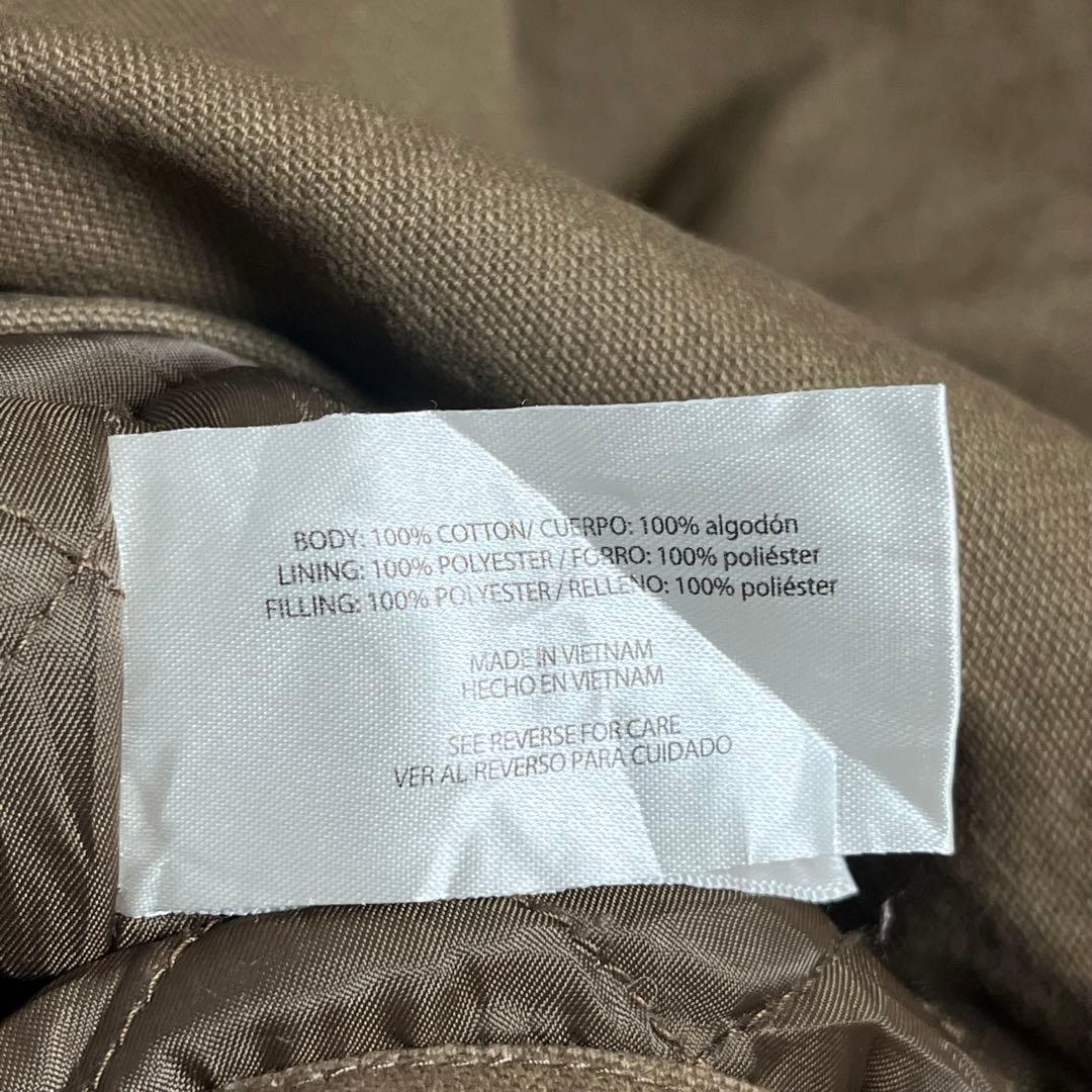 593 ORVISコーデュロイ襟・キルト裏地・多層ポケット・ハンドウォーマー・L