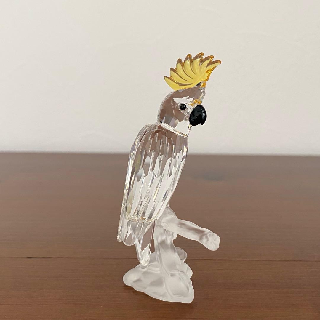 SWAROVSKI スワロフスキー クリスタル バタンインコ 置物