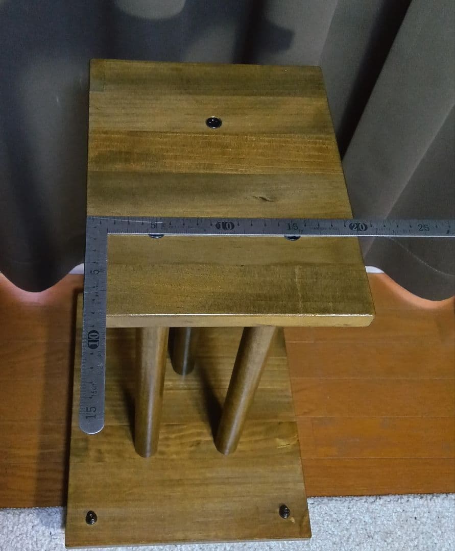 自作　木製スピーカースタンド 2個セット