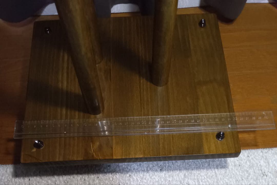 自作　木製スピーカースタンド 2個セット