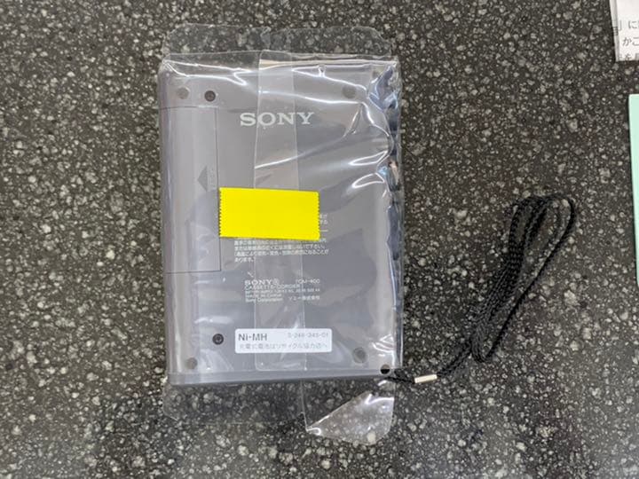 【未使用品】SONY ポータブルカセットレコーダー TCM-410