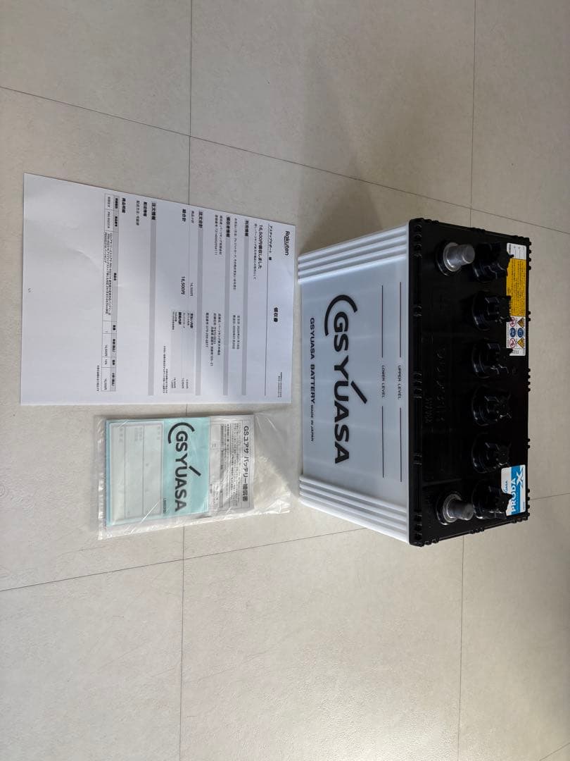 【未使用】GS YUASA PRX-95D31R バッテリー