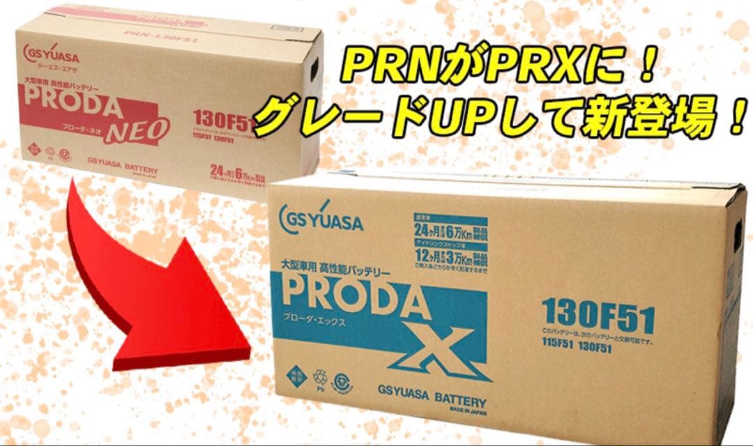 【未使用】GS YUASA PRX-95D31R バッテリー