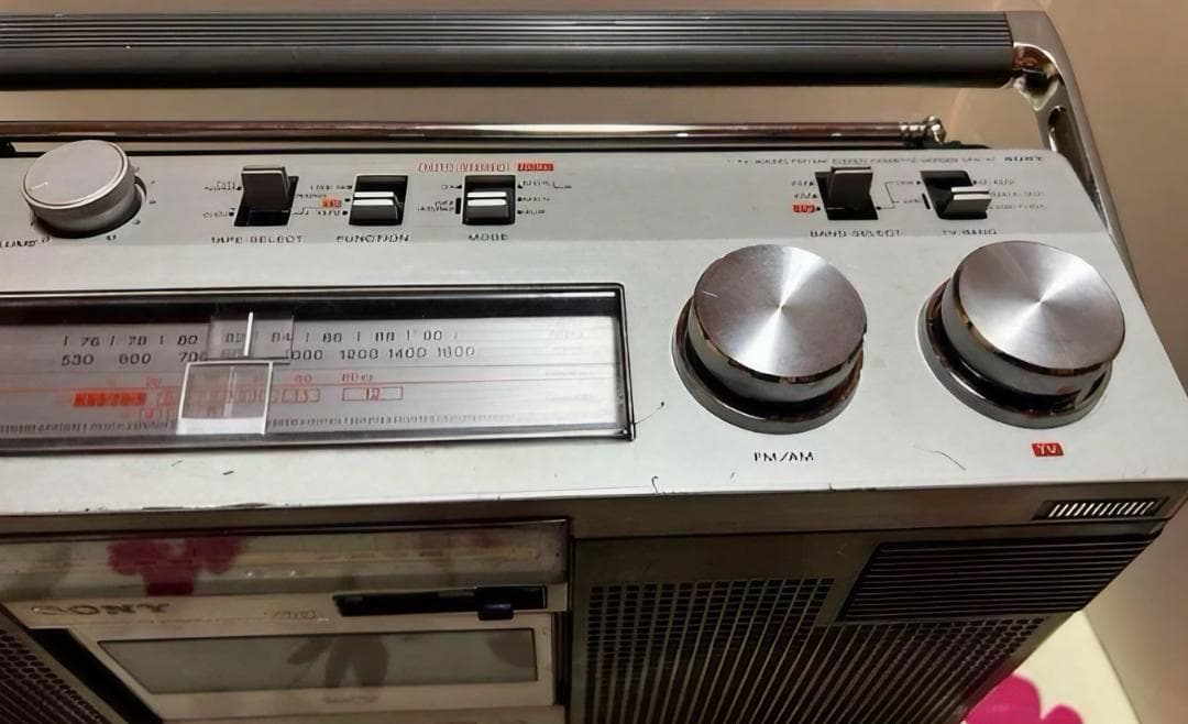 希少 動作良好 SONYラジカセ、ZILBAP、CFS−V1