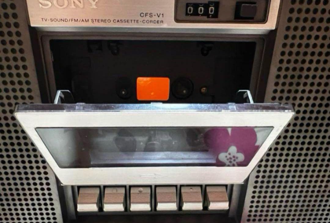 希少 動作良好 SONYラジカセ、ZILBAP、CFS−V1