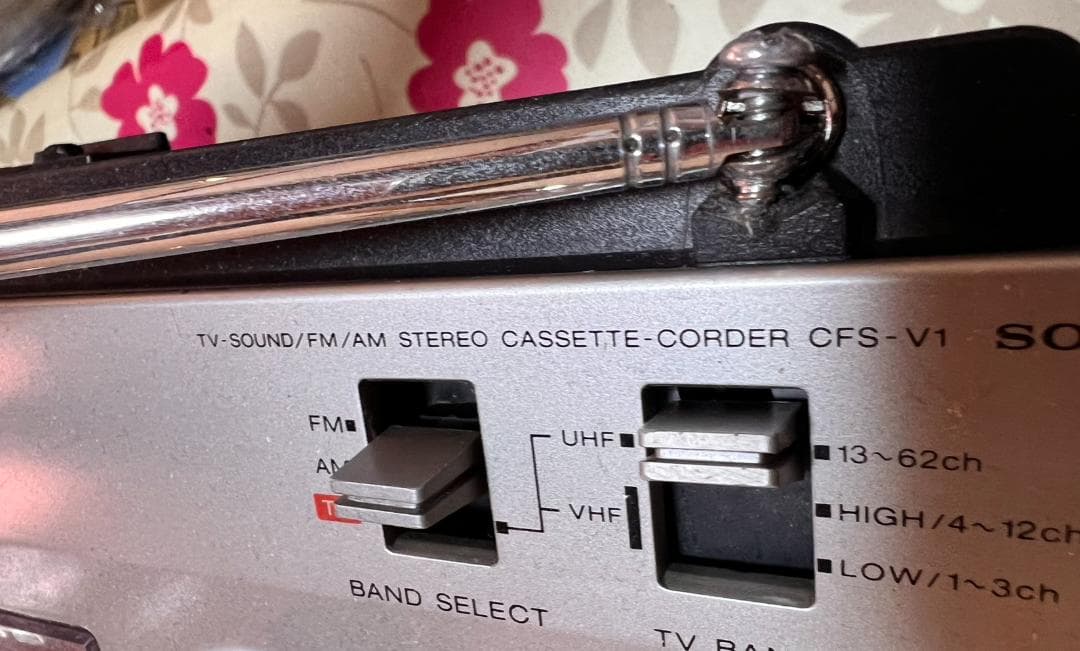 希少 動作良好 SONYラジカセ、ZILBAP、CFS−V1
