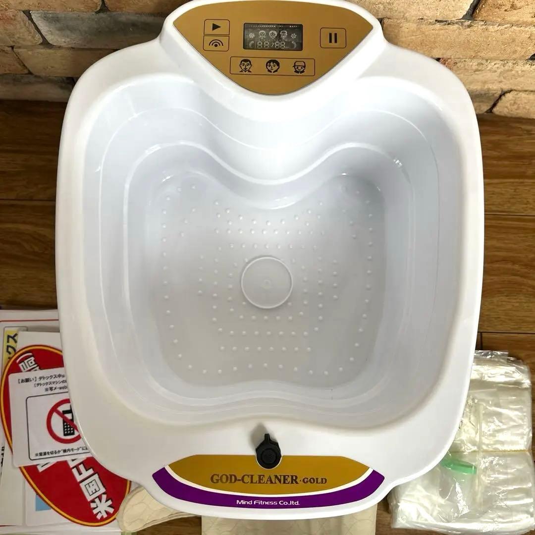 新品未使用　ゴッドクリーナーゴールド　デトックスマシーン　新品カートリッジ付