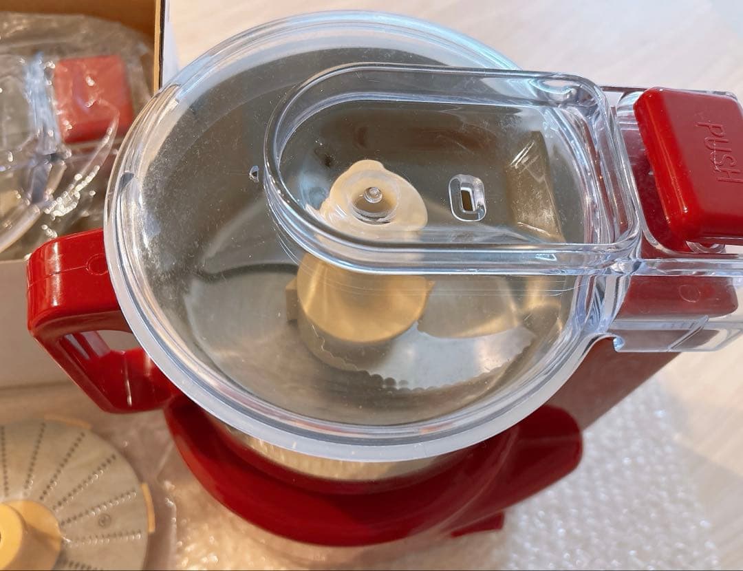 あじのさと Wスピード フードプロセッサー Y-2400W スペアセット付き