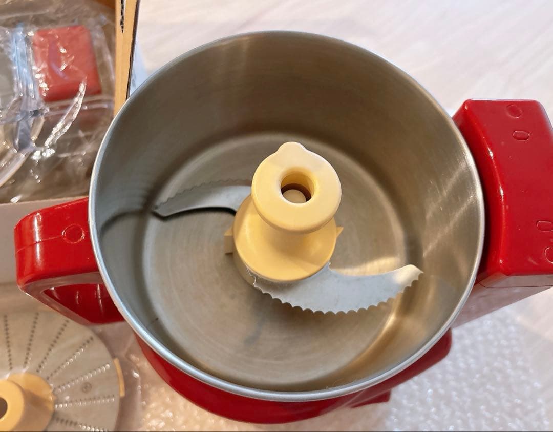 あじのさと Wスピード フードプロセッサー Y-2400W スペアセット付き