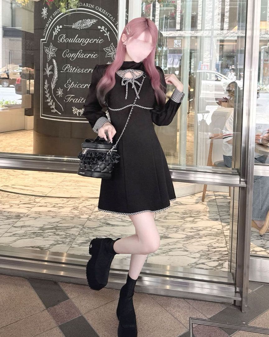 HONEY MEWクラシカルリボンワンピース