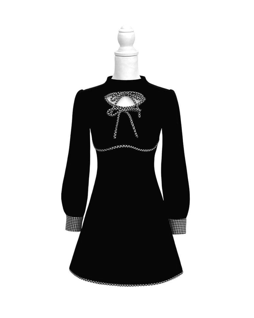 HONEY MEWクラシカルリボンワンピース