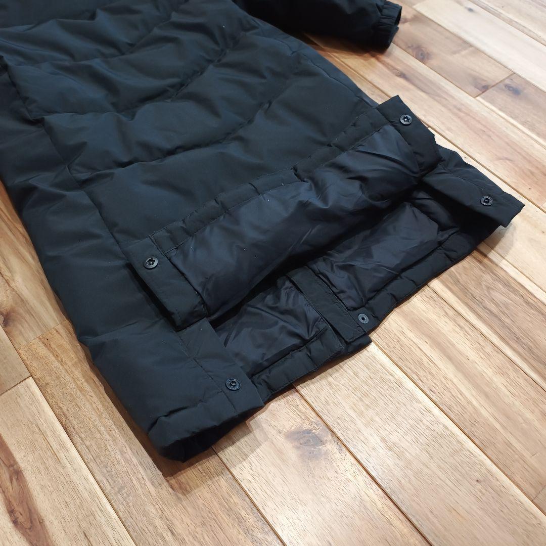 美品　限定　ノースフェイス　ロング　ダウンジャケット　ブラック　キッズ110