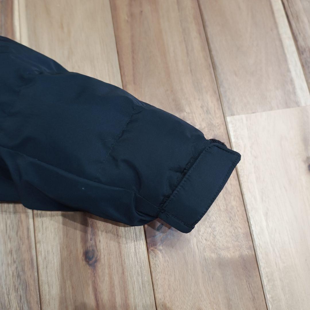 美品　限定　ノースフェイス　ロング　ダウンジャケット　ブラック　キッズ110