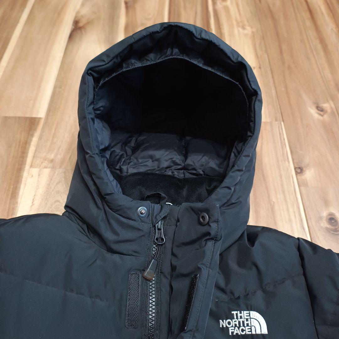 美品　限定　ノースフェイス　ロング　ダウンジャケット　ブラック　キッズ110