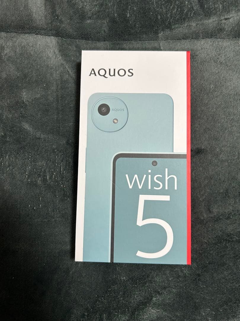 AQUOS wish 5 ライトブルー 本体