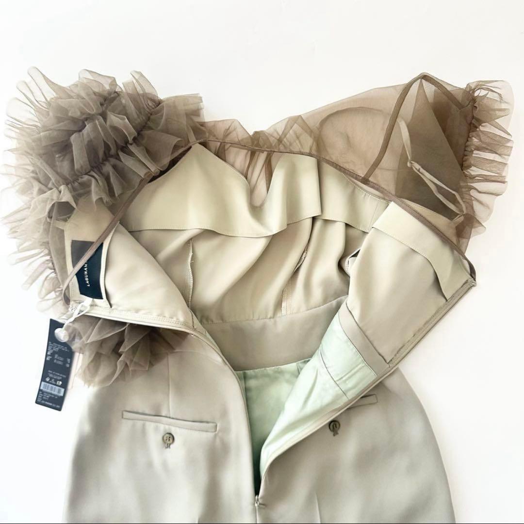 新品 ラグナムーン LADYチュールドッキングコンビネゾン ミント S