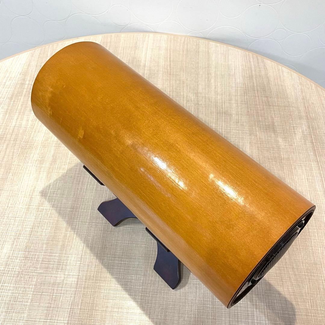 【極美品】M’s system 木製 波動スピーカ MS-0801 スタンド付