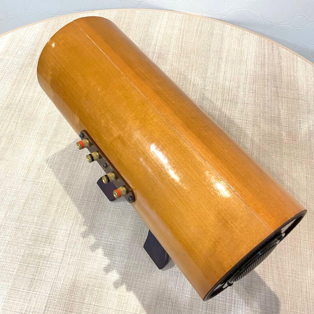 【極美品】M’s system 木製 波動スピーカ MS-0801 スタンド付