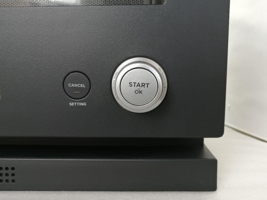 バルミューダデザイン　オーブンレンジ　ブラック　22年製　X