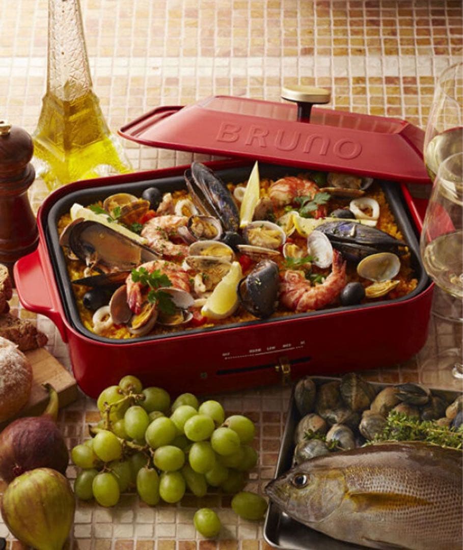 本日限定価格！新品未使用！大人気BRUNO コンパクトホットプレート ホワイト