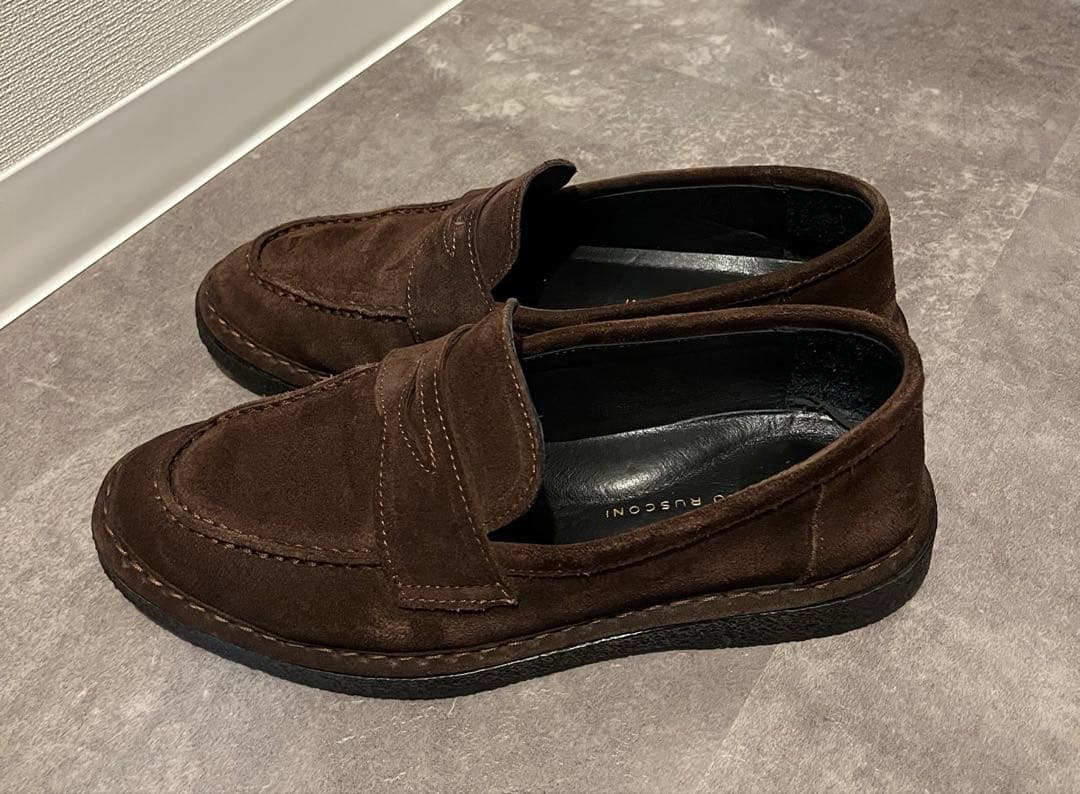 【EDIT. FOR LULU】FABIO RUSCONI スエードローファー