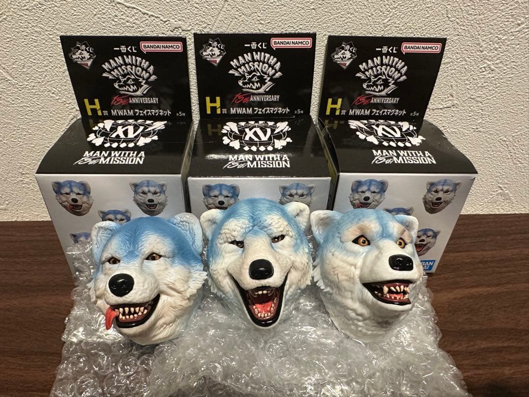 一番くじ マンウィズアミッション　H賞 MWAM フェイスマグネット