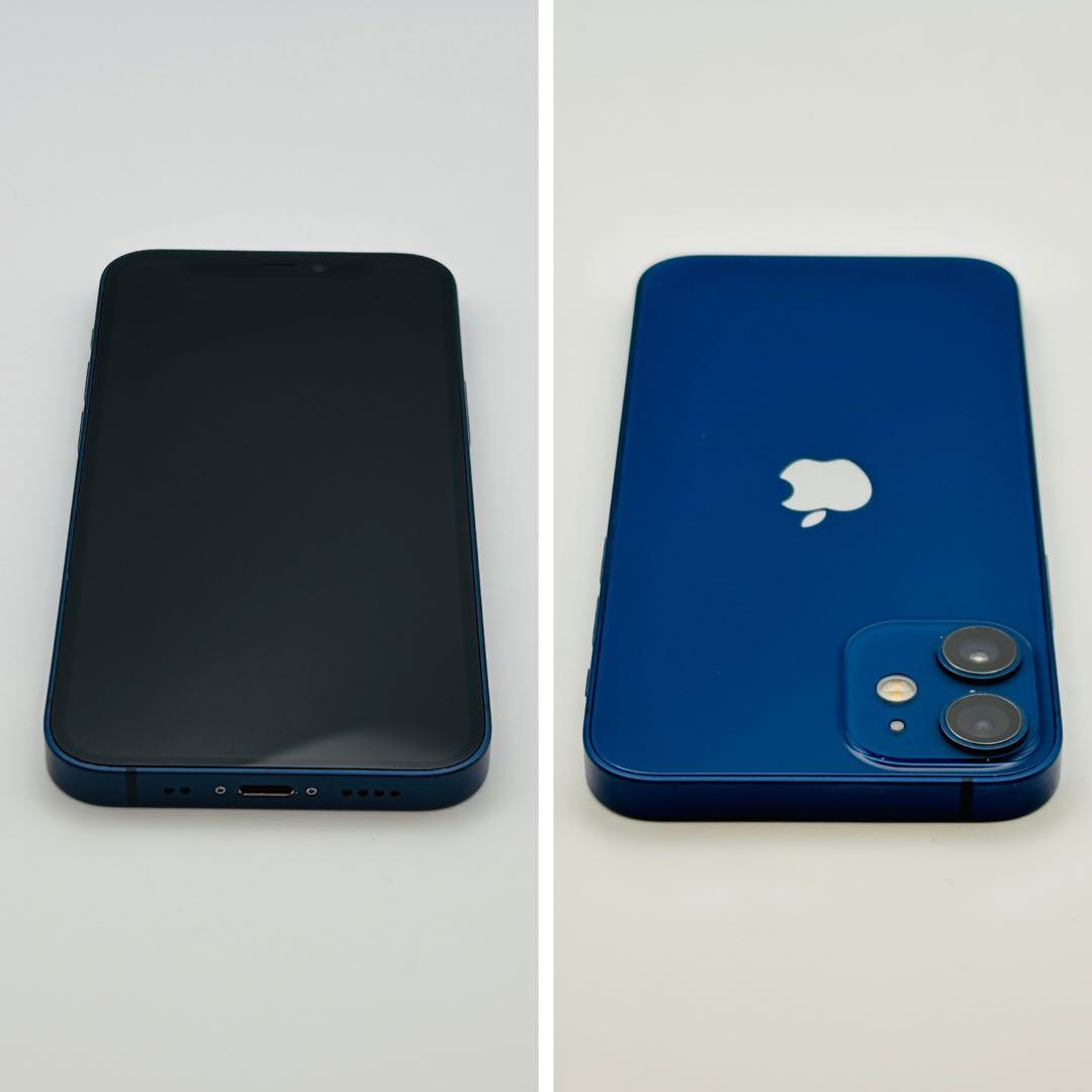 美品✨iPhone 12 mini 128GB ブルー SIMフリー 動作確認済