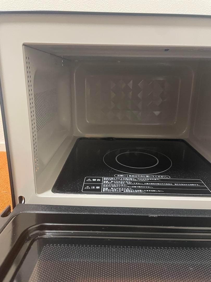 美品 Haier 2021年製 電子レンジ スタイリッシュモデル Hzフリー