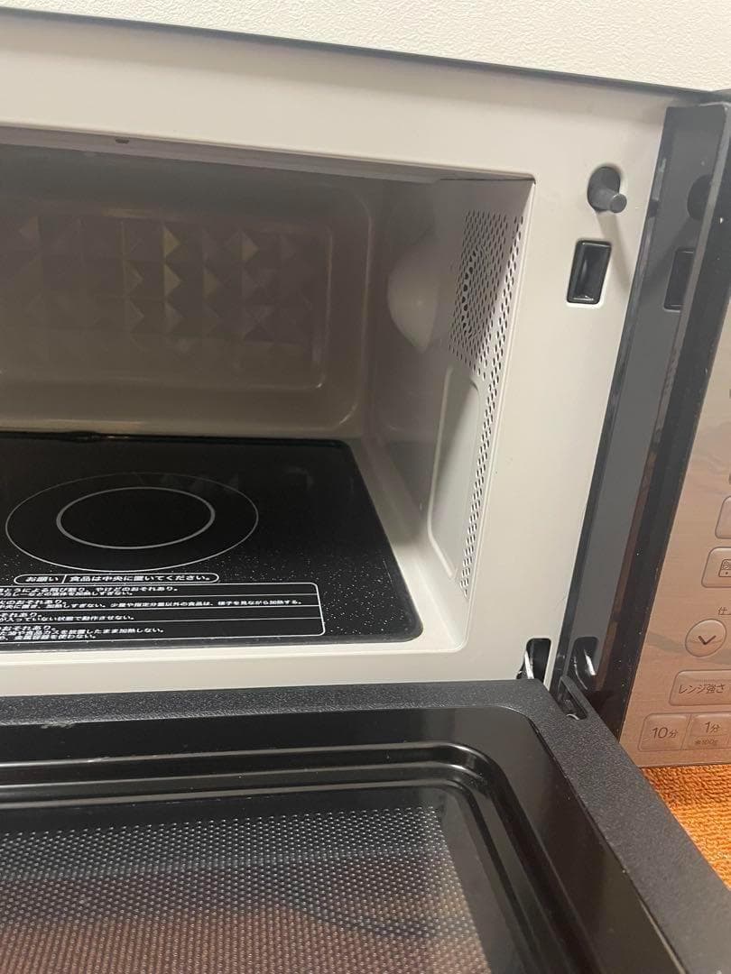 美品 Haier 2021年製 電子レンジ スタイリッシュモデル Hzフリー