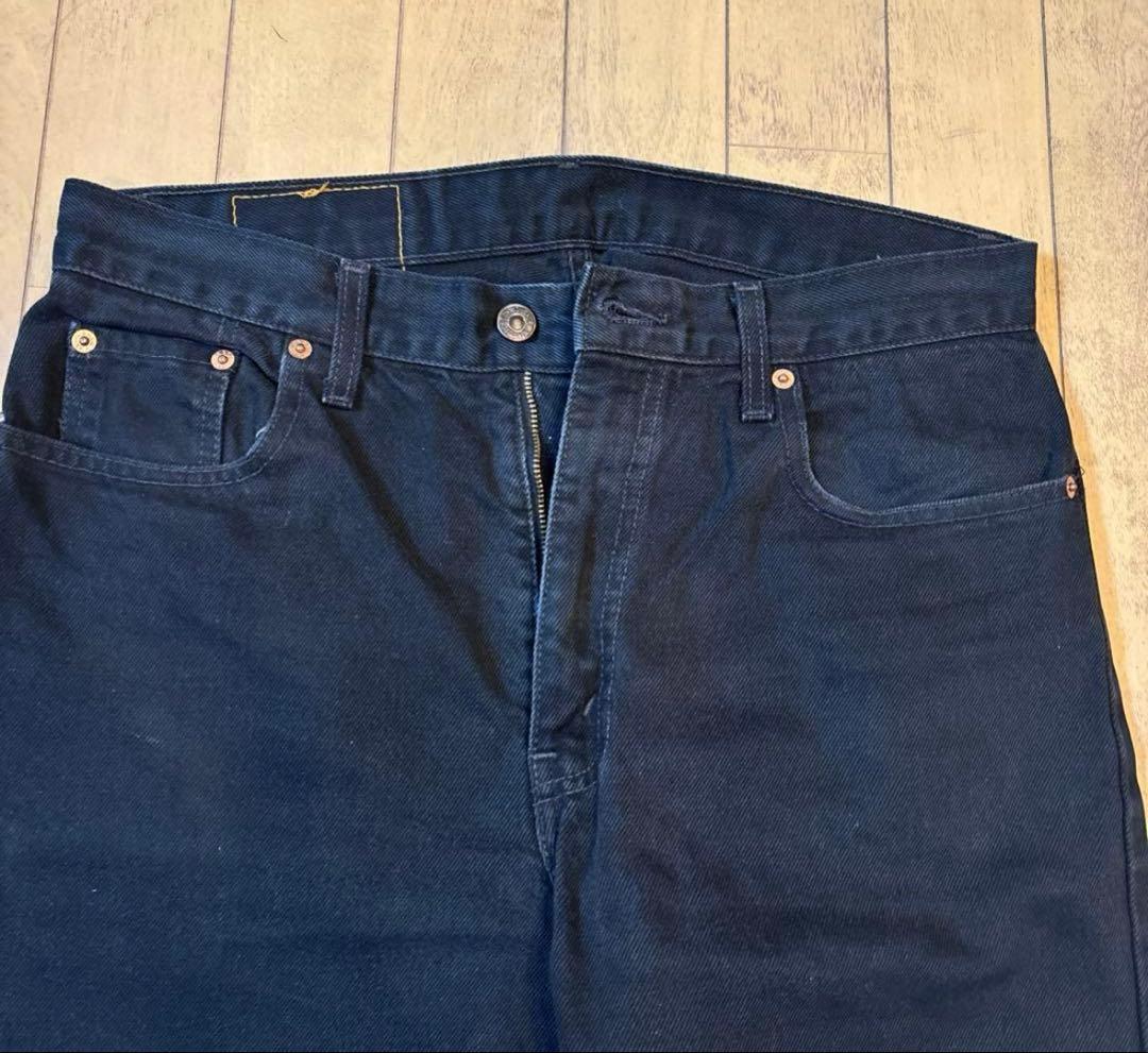 ビンテージLEVI'S　615 W33 L32 ブラックデニム