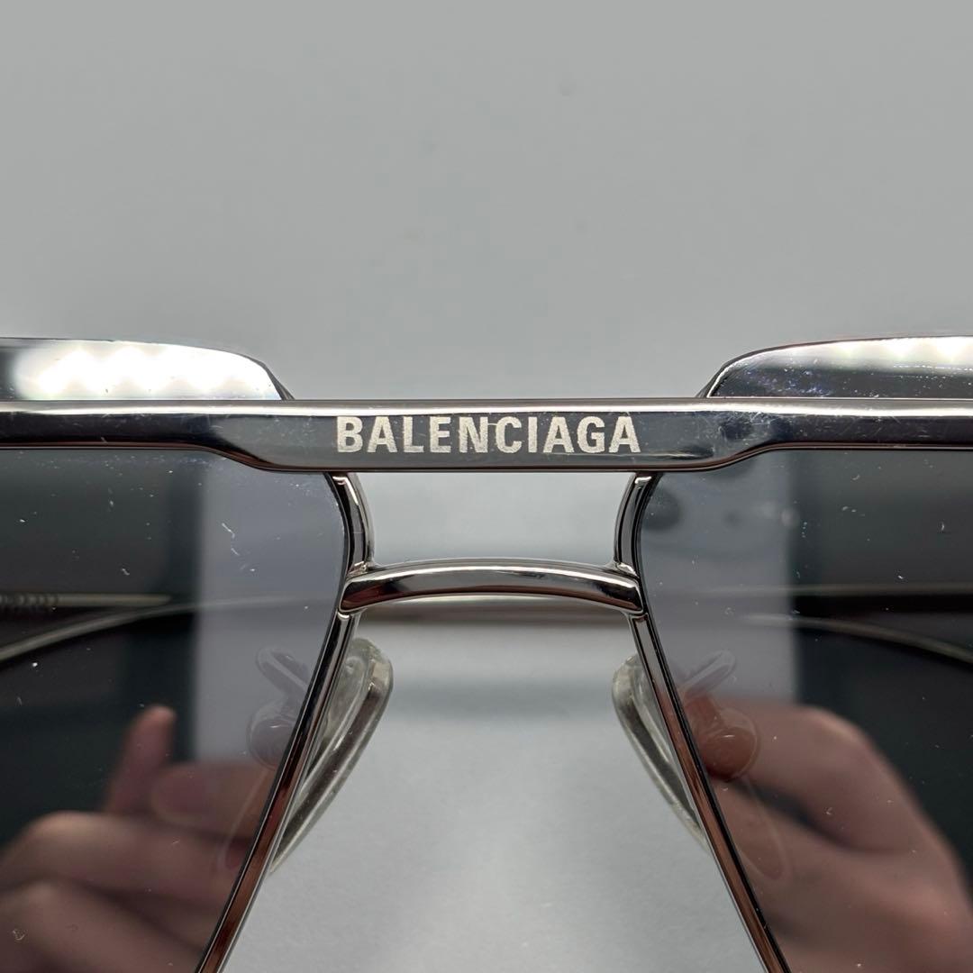 【美品】BALENCIAGA バレンシアガ BB0139S サングラス メタル