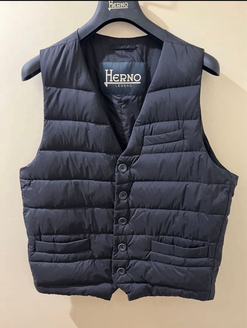 HERNO Legend ヘルノ ジレ ネイビー(濃紺)