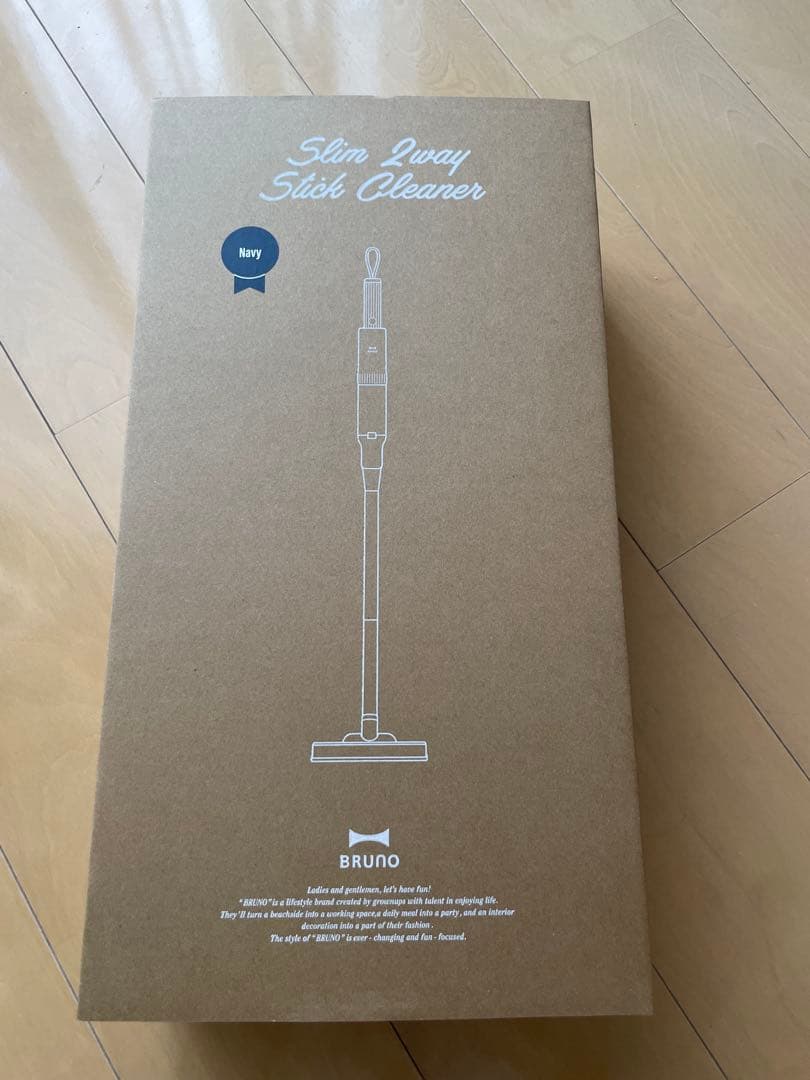 【新品未使用】BRUNO Slim 2way Stick Cleanerネイビー