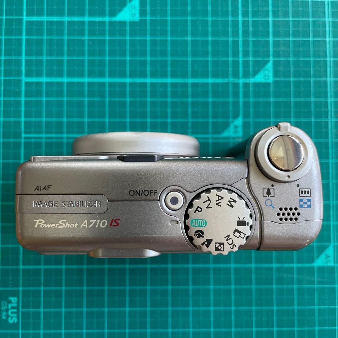 オールドコンデジ Canon PowerShot A710 IS レトロデジカメ