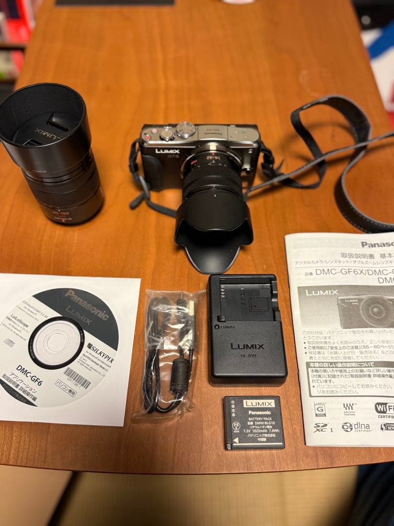 LUMIX GF6 ミラーレス一眼 + H-FS45150レンズ