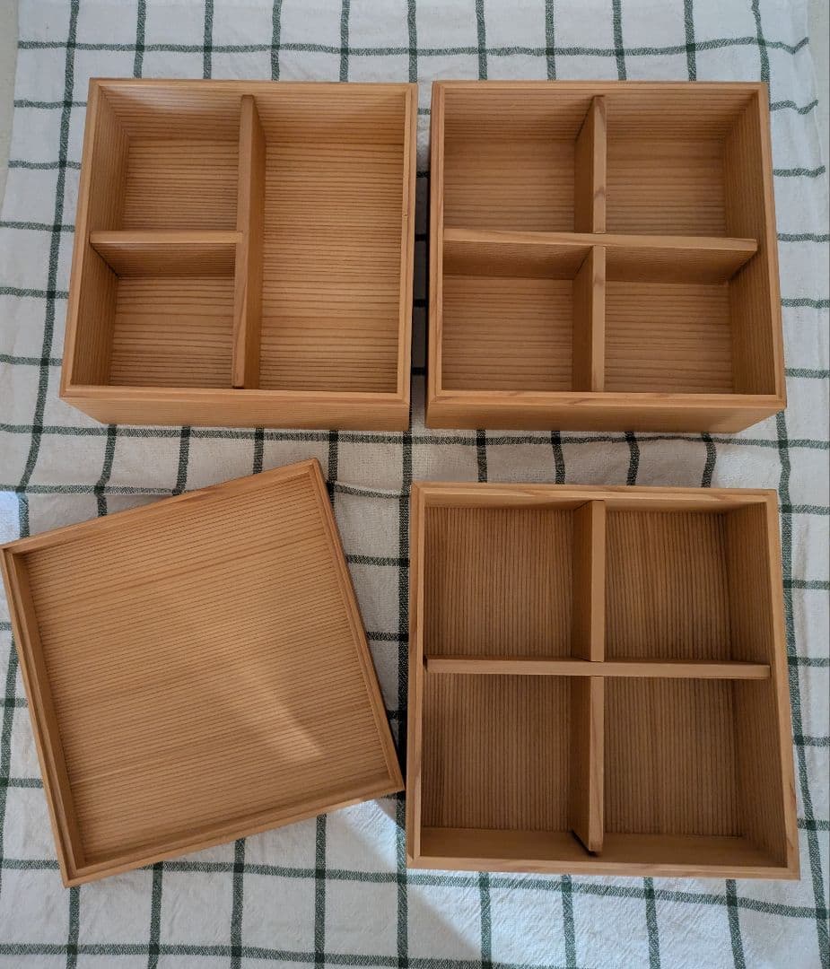 大館工芸社 秋田杉 5.5寸 三段重