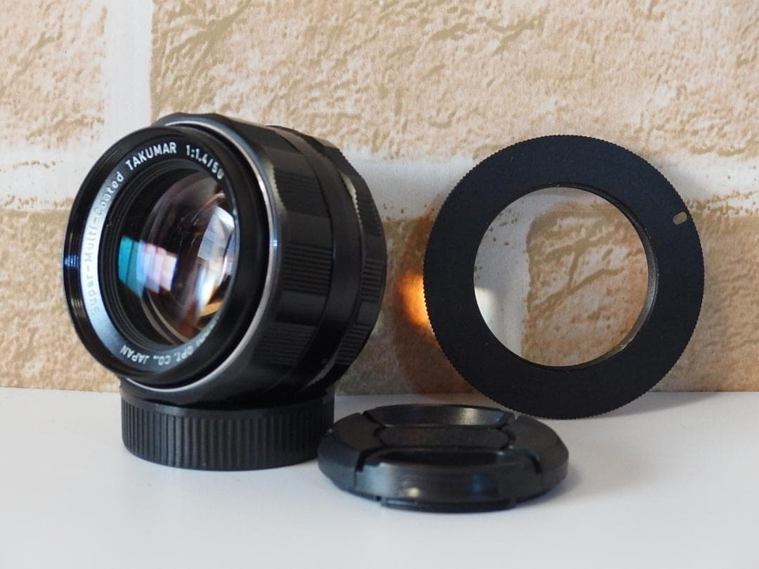 SMC Takumar 50mm F1.4 Canon EFマウントアダプター付