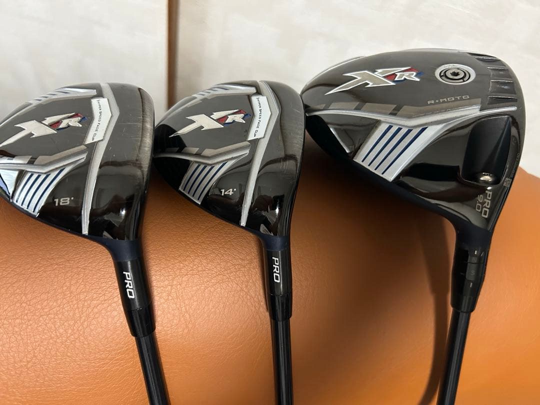 キャロウェイ XR PRO DR+FW３本セット 純正特注シャフト