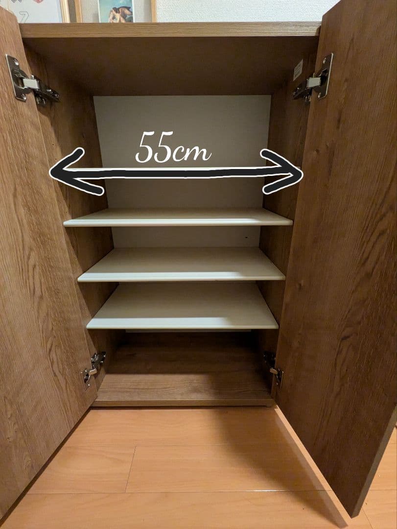 LOWYA 国産　シューズキャビネット