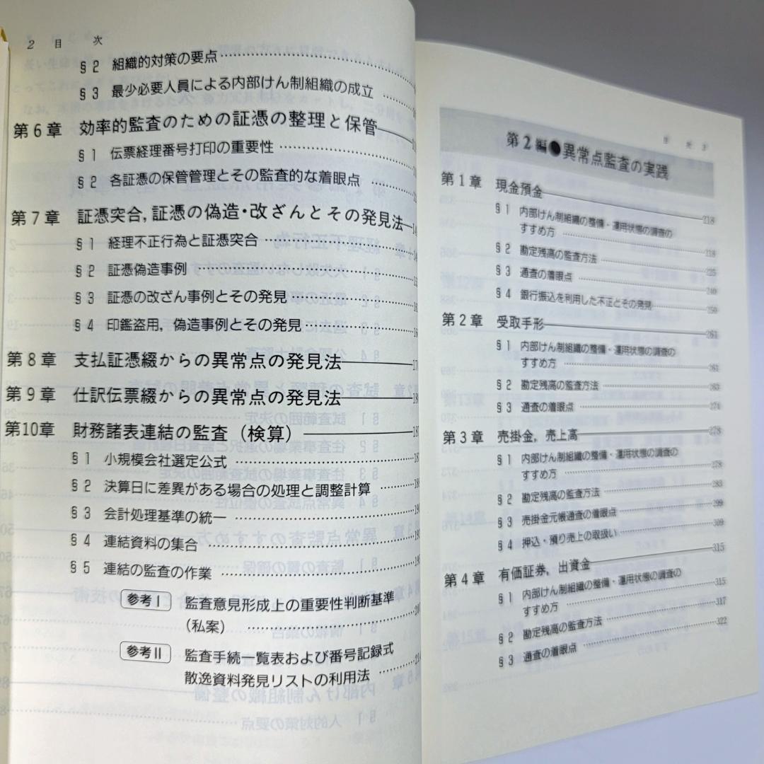【絶版名著】『勘定科目別 異常点監査の実務』野々川 幸雄　著　中央経済社