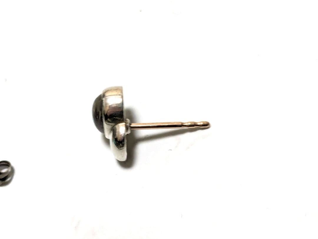 ジョージジェンセン　ムーンライト　シルバー　ピアス　シルバー　ゴールド