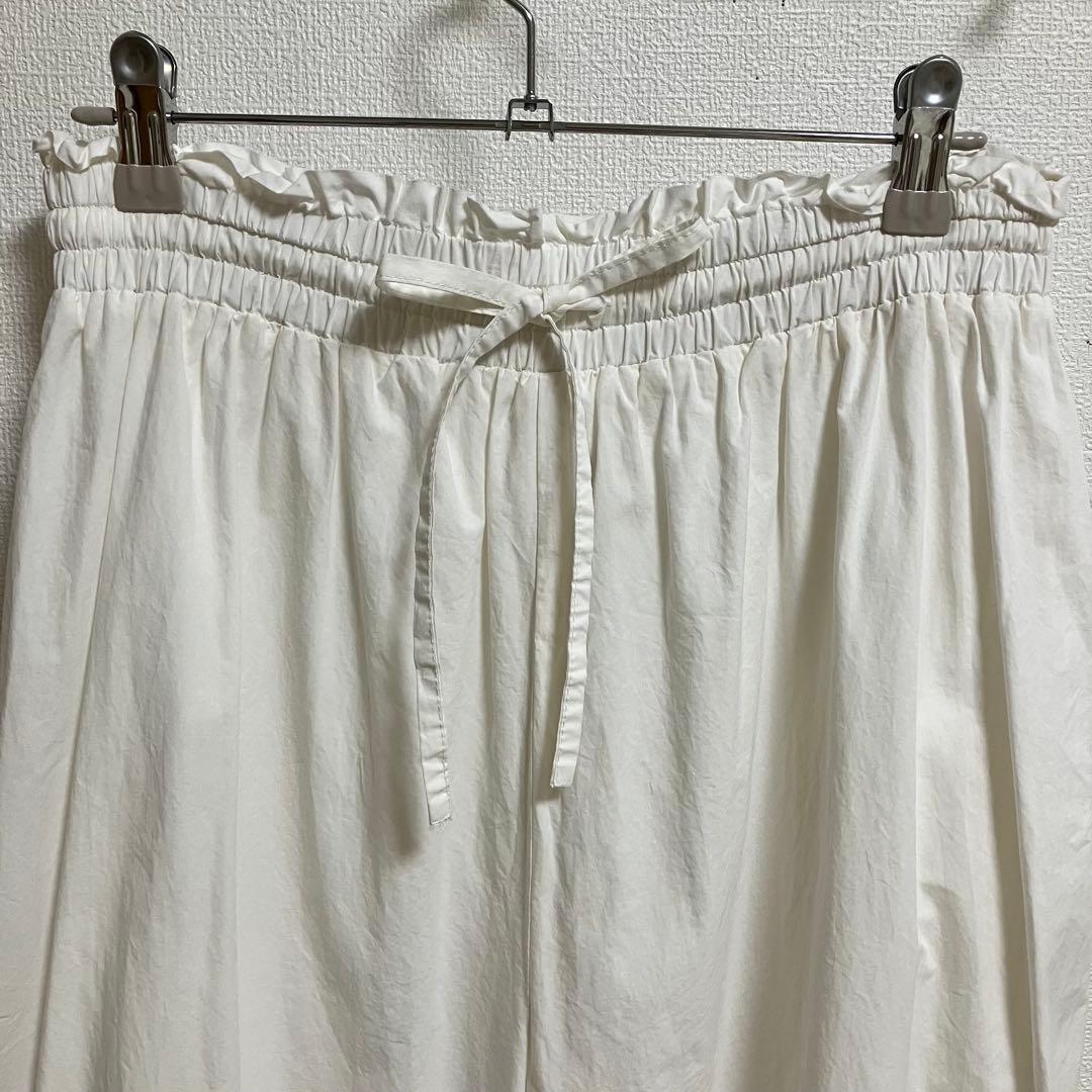 Dot & Stripes ブロードレースピンタックフリルパンツ