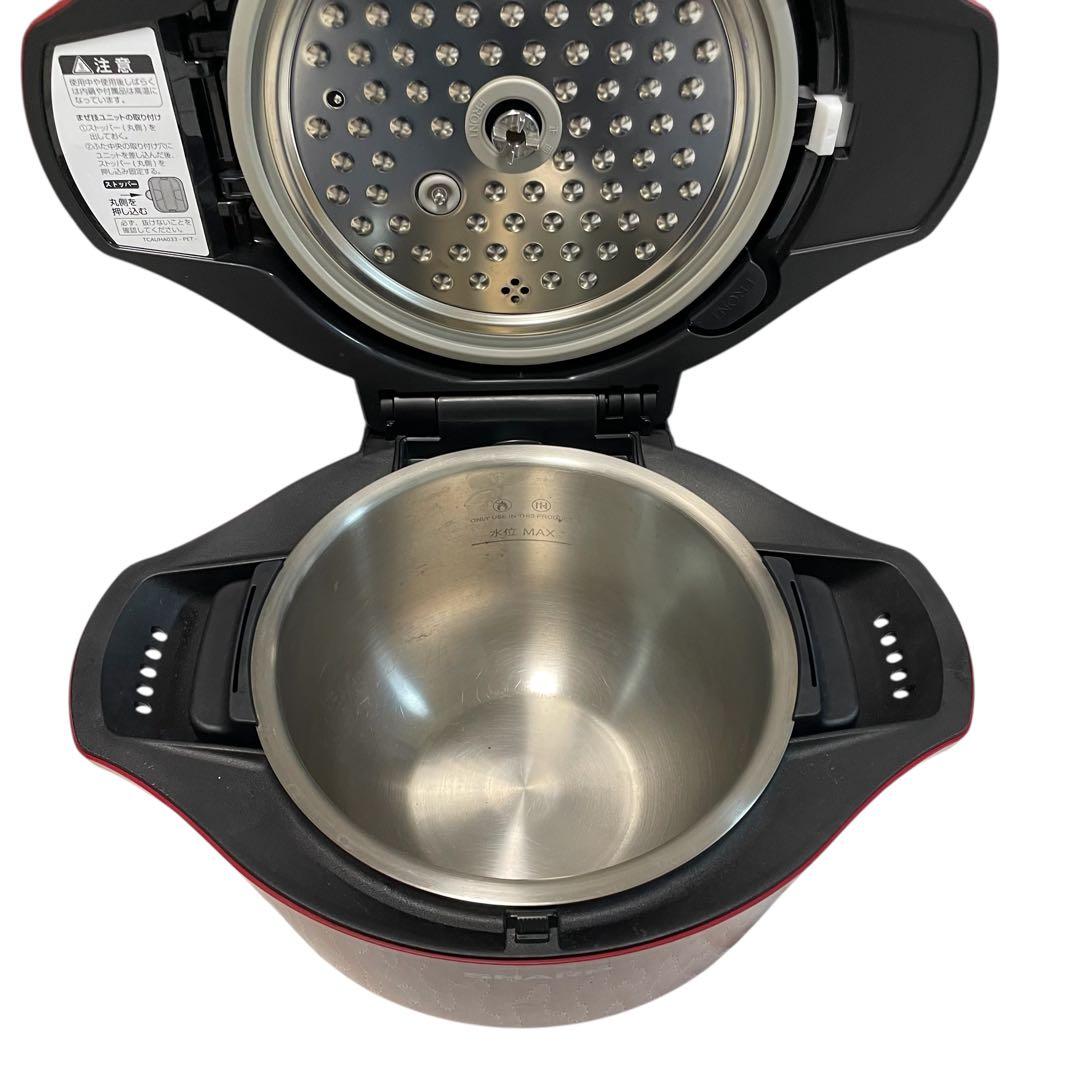 【美品】シャープ ヘルシオ ホットクック KN-HW24C-R レッド 2.4L