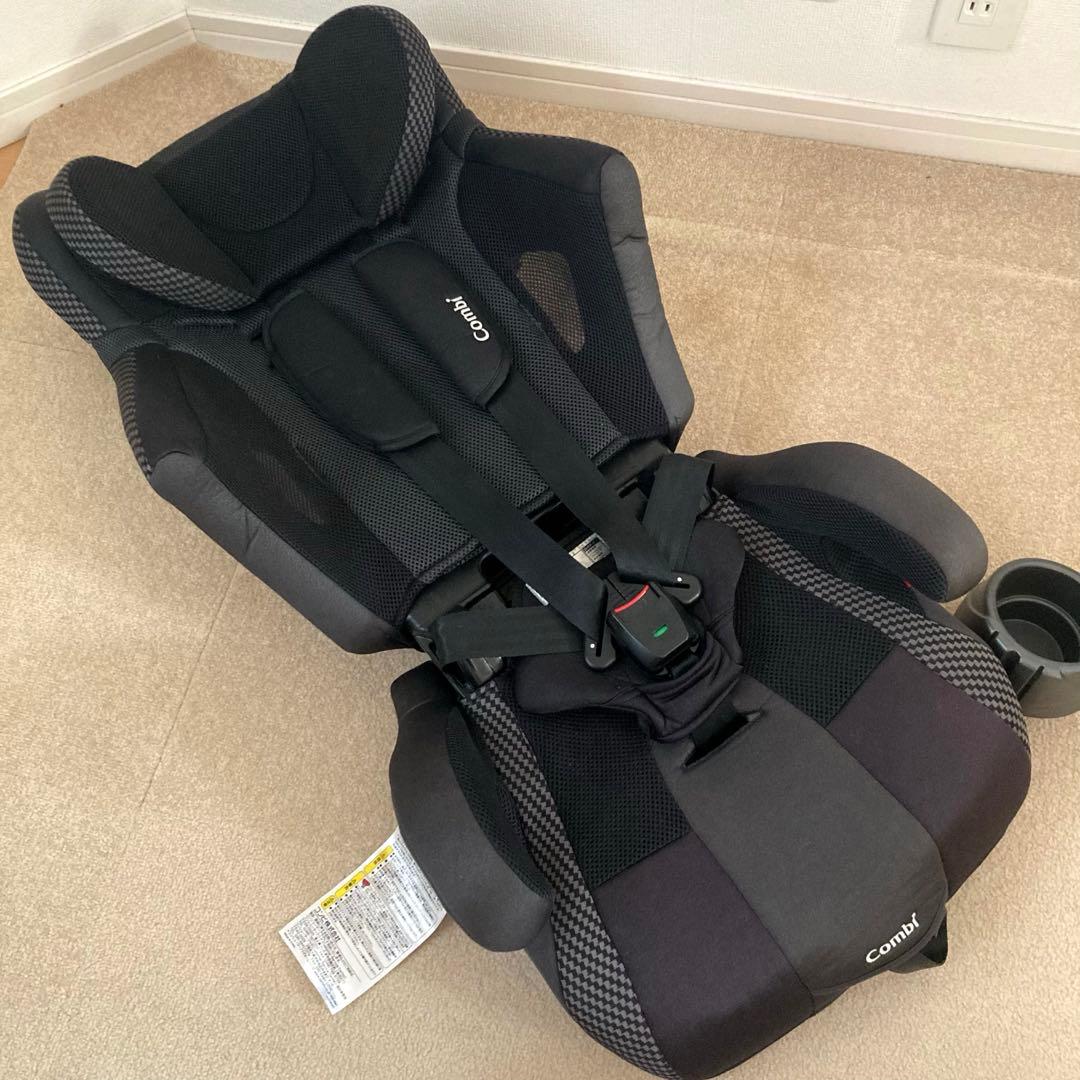 美品　コンビ ジョイトリップ エアスルー GG ブラック ジュニアシート