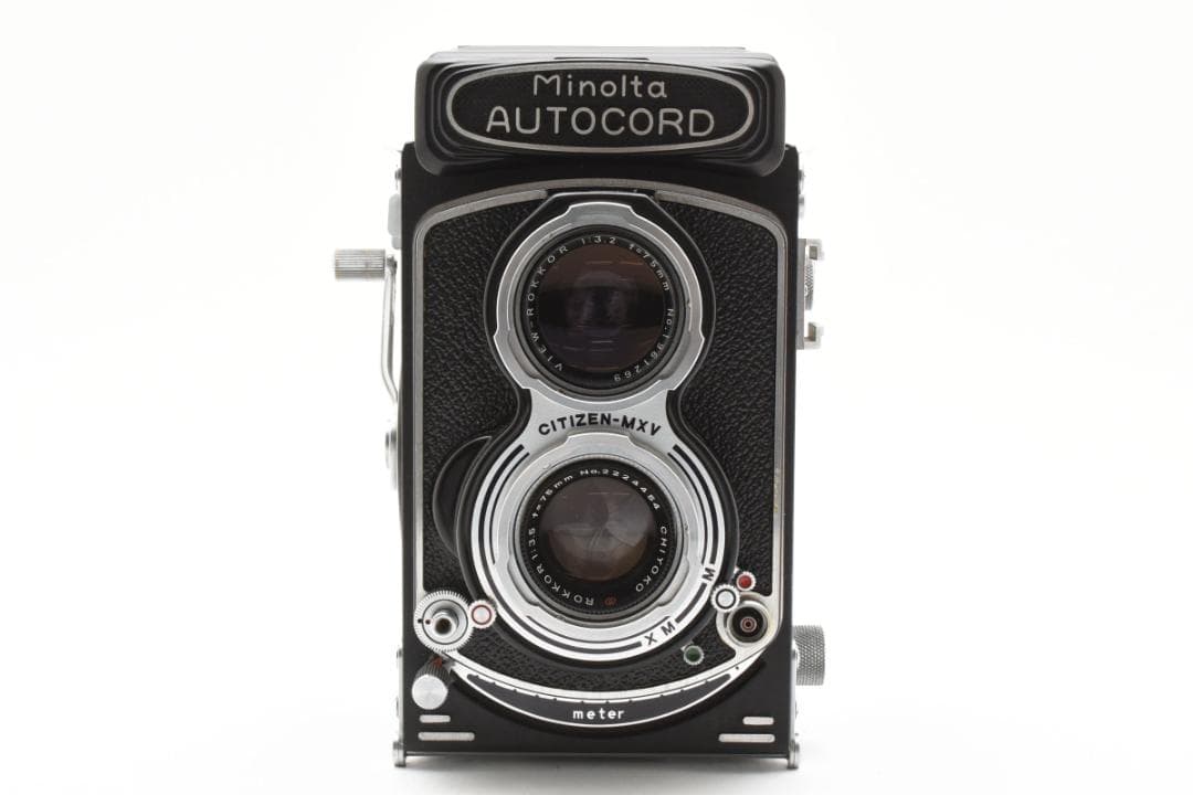 【難あり美品】Minolta AUTOCORD 二眼レフ 皮ケース付き