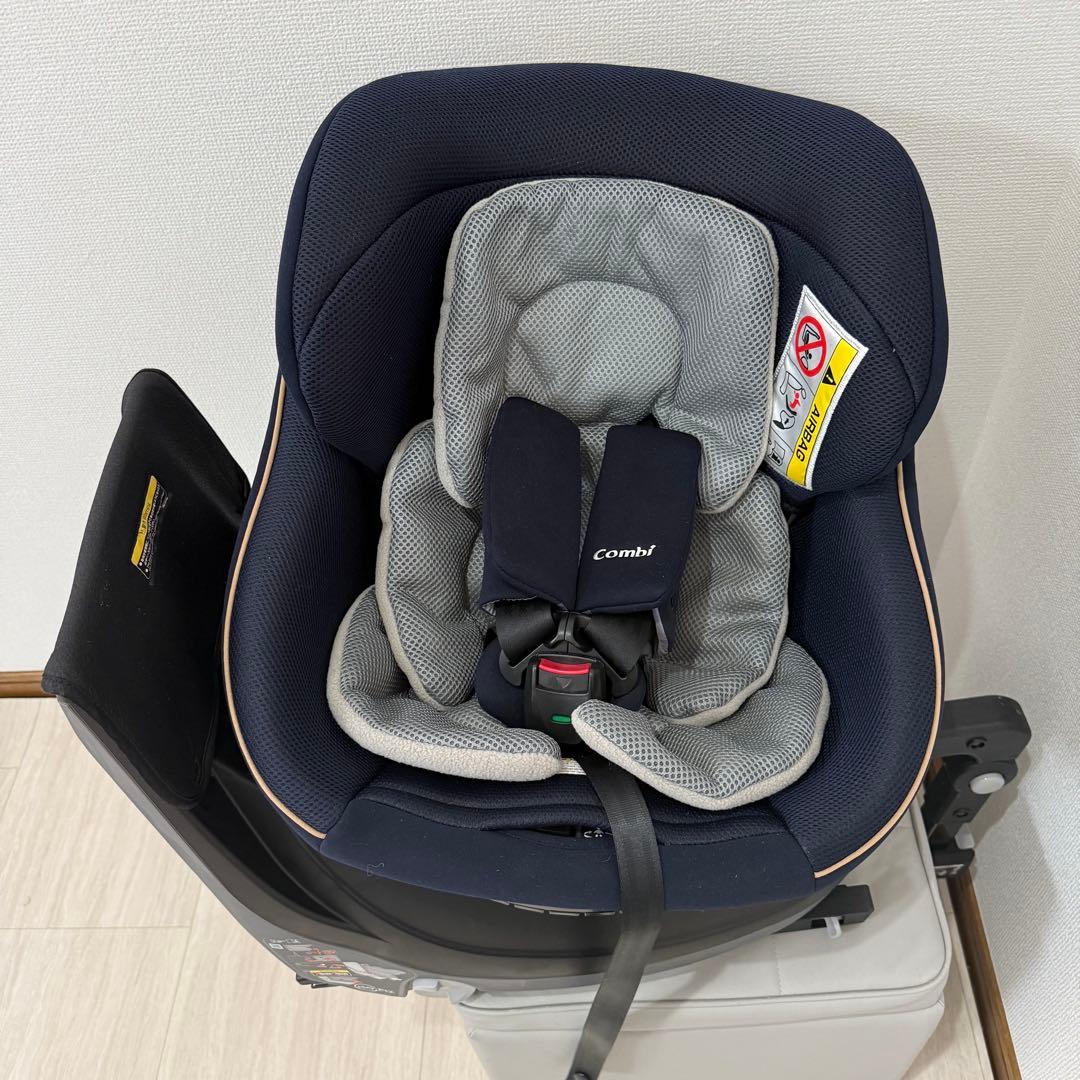 【美品】コンビ クルムーヴスマート ISOFIX エッグショック JL-590