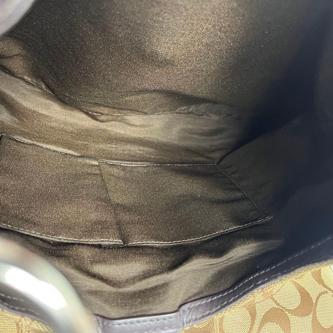 バッグ Vintage Coach Soho Bag Beige Signature