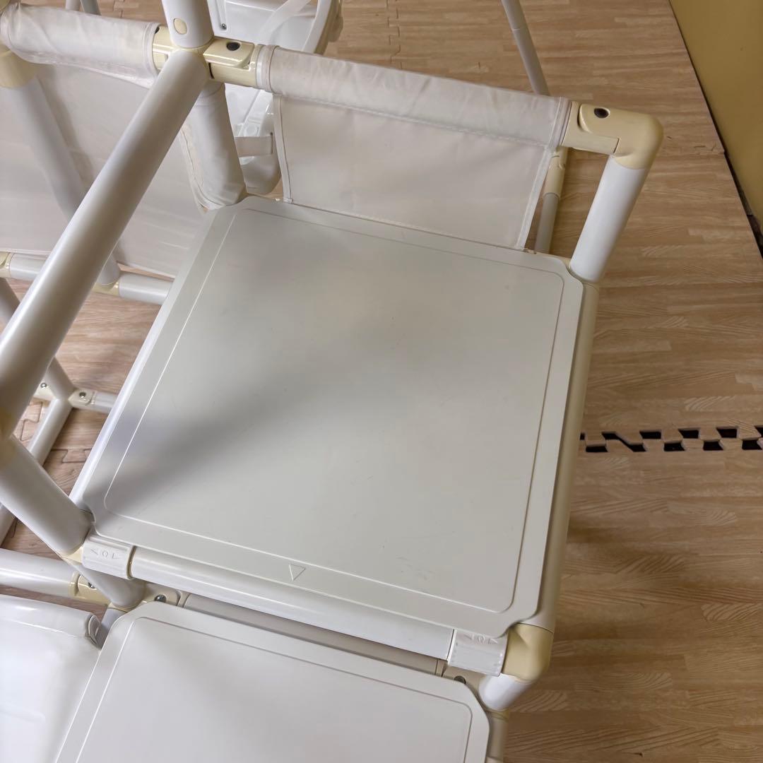 ☆除菌清掃済☆　野中製作所　おりたたみロングスロープキッズパーク　ホワイト