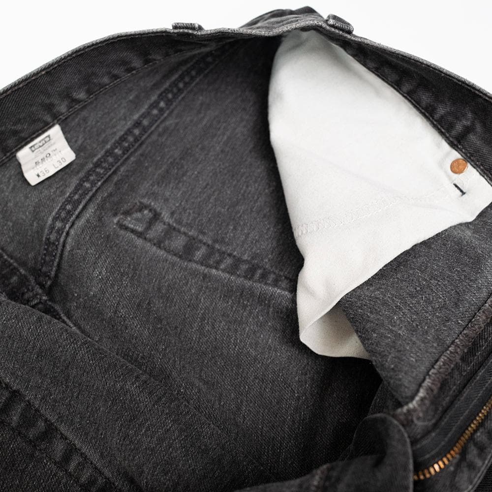 Levi's 550 アメリカ製 ブラックデニムパンツ W36 L30