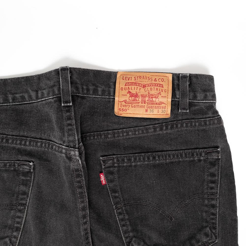 Levi's 550 アメリカ製 ブラックデニムパンツ W36 L30